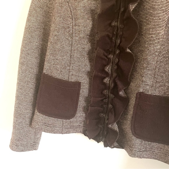 Ambition Wool Blend Ruffled Jacket - Picture 3 of 6